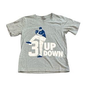 ☀️ Next Level Apparel | 3 Up 3 Down Baseball Graphic T-Shirt for Boys